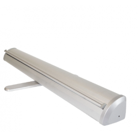 Brushed Silver Roll-Up Stand Brushed Silver Roll-Up Stand