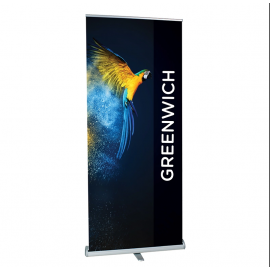 Brushed Silver Roll-Up Stand Brushed Silver Roll-Up Stand