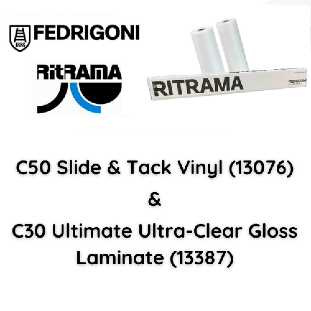 'Ritrama C50+C30 Slide & Tack Vehicle Wrap Vinyl and Laminate Set