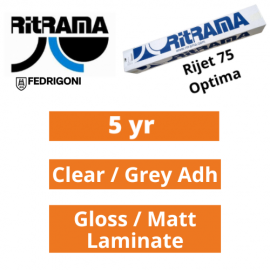 RiJet 75 Optima Clear / Grey Vinyl & Laminate Set RiJet 75 Optima Clear / Grey Vinyl & Laminate Set