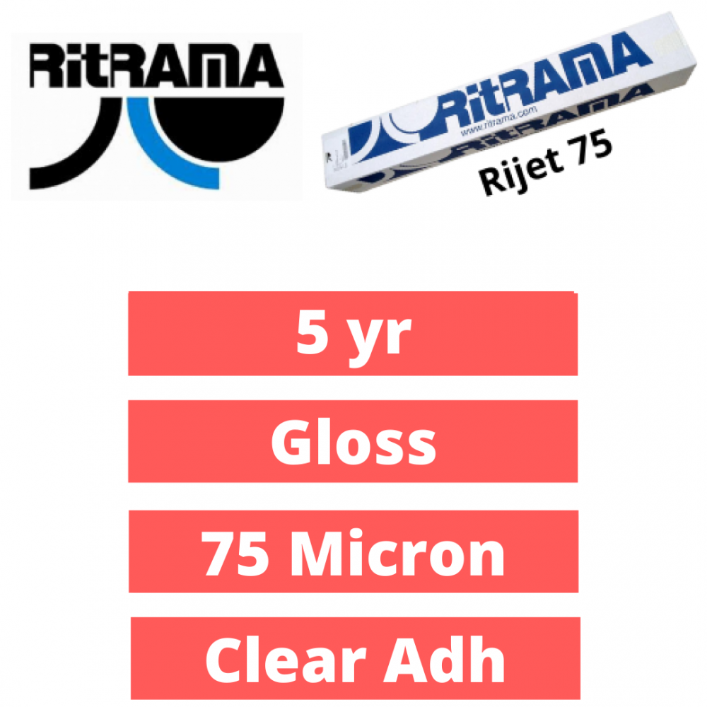 Ritrama Ri-Lam P75 Clear Gloss Laminate 13345 (02660)
