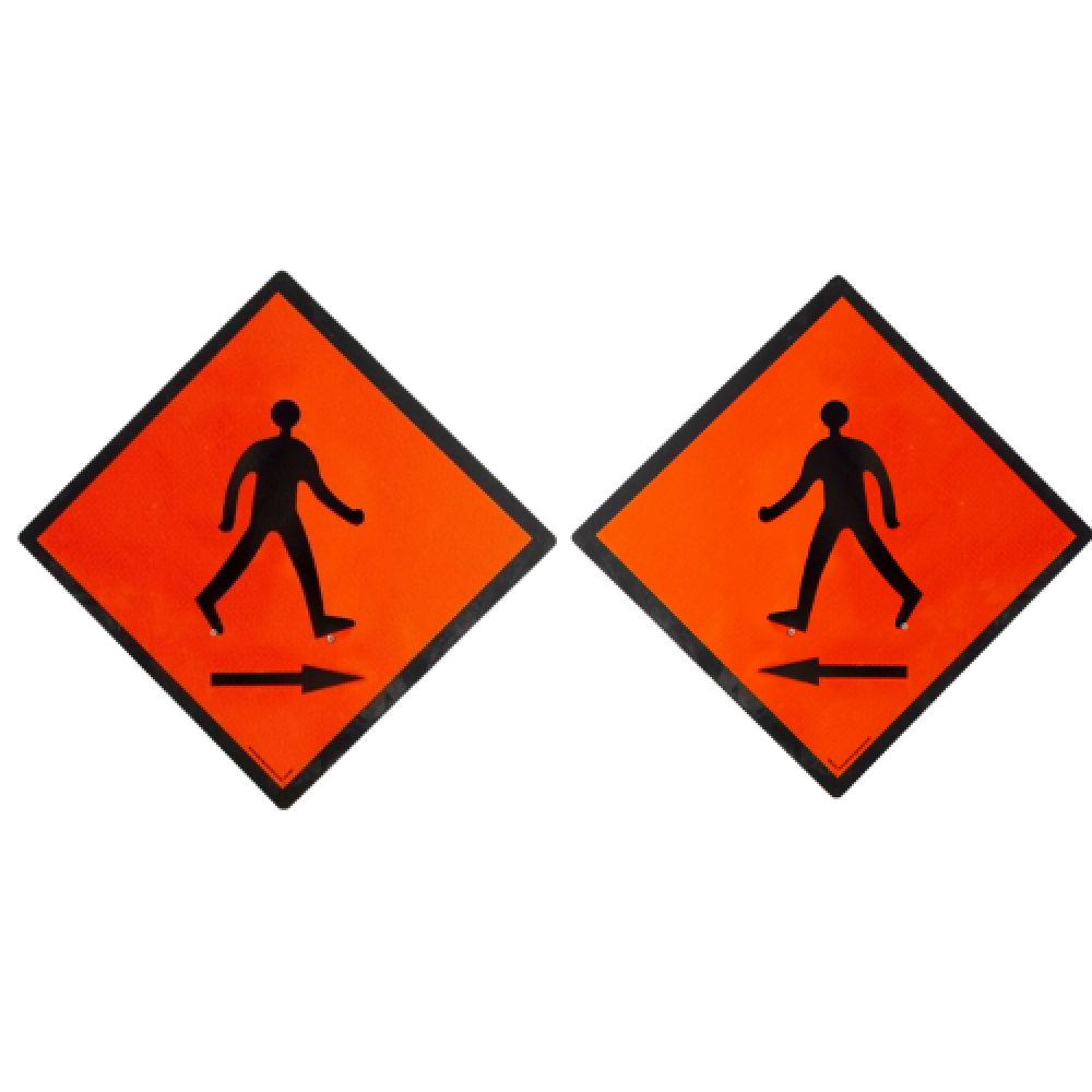 Pedestrians Cross Sign