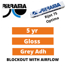 Ritrama RiJet P75 Optima 5yr Blockout Digital Polymeric with Airflow (08461)