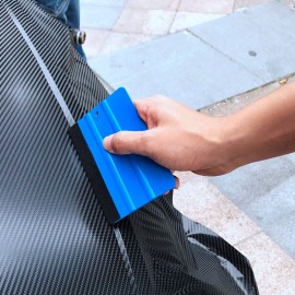 Blue Felt Edge Squeegee Blue Felt Edge Squeegee
