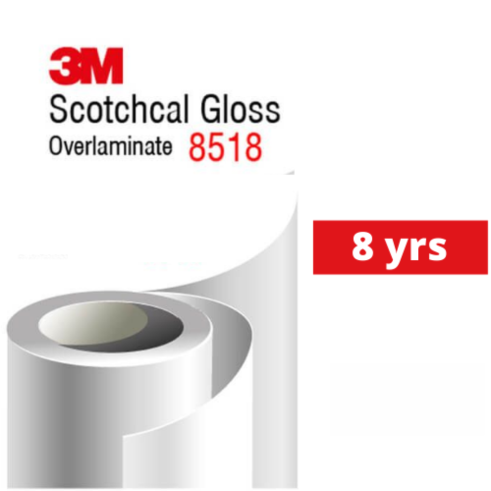 3M Scotchcal Gloss Overlaminate 8518 