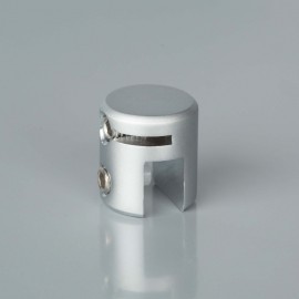 Vertical Acrylic Panel Clip Satin Aluminium Vertical Acrylic Panel Clip Satin Aluminium