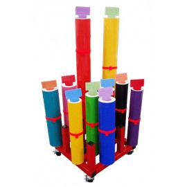 PLASTGrommet Mobile Media Rack  PLASTGrommet Mobile Media Rack